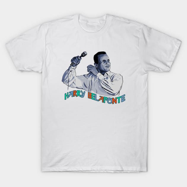 Harry Belafonte T-Shirt by FanboyMuseum